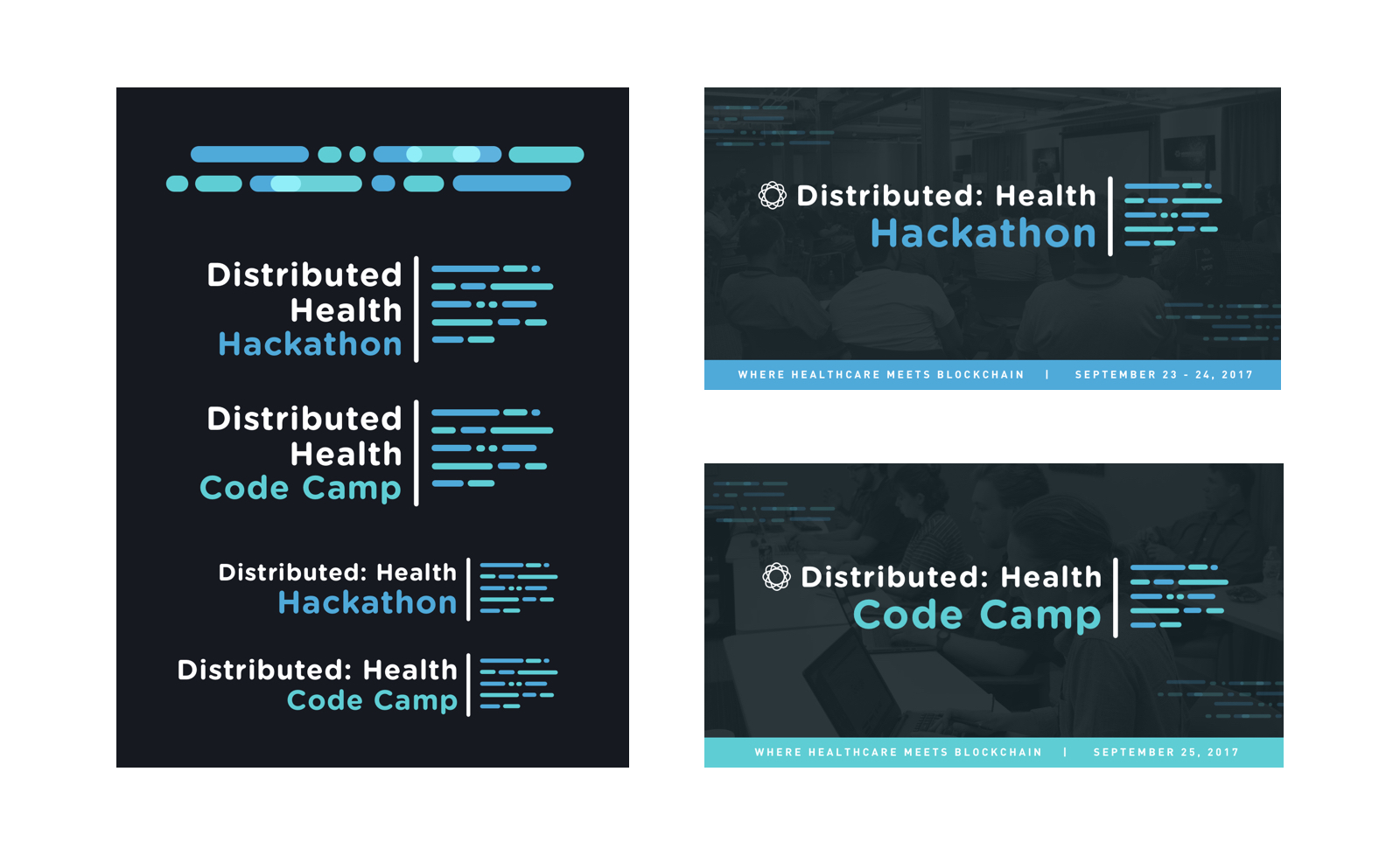 Hackathon and Code Camp sub branding. 